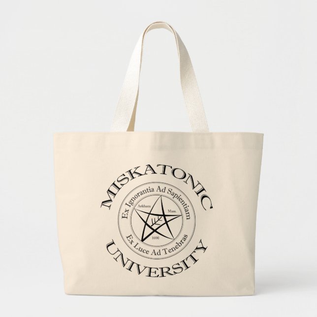 Bolsa Tote Grande Miskatonic University Bag (Frente)