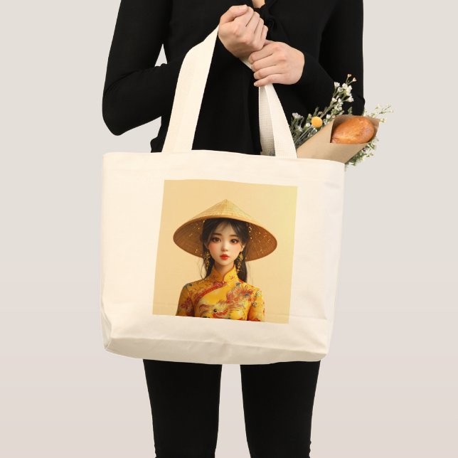 Bolsa Tote Grande Miss Aodai (Frente (produto))