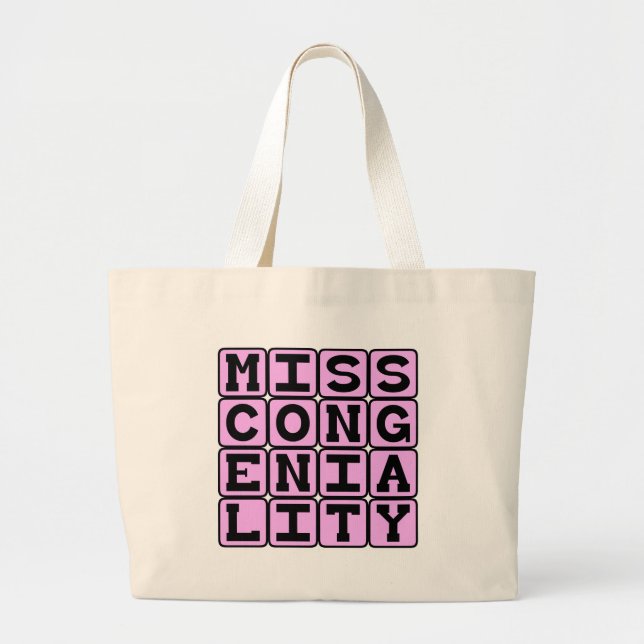 Bolsa Tote Grande Miss Simpatia, Prêmio do Concurso (Frente)