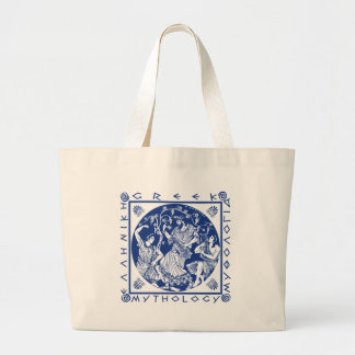 Bolsa Tote Grande Mitologia grega - azul