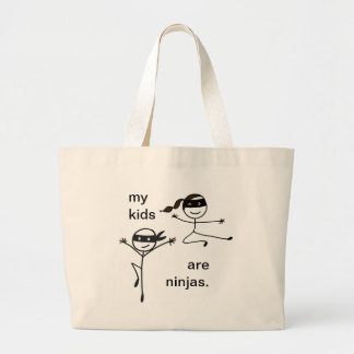 Bolsa Tote Grande Miúdos de Ninja