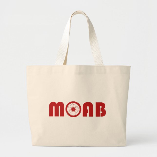 Bolsa Tote Grande Moab (Roda de bicicleta) (Frente)