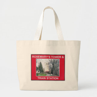 BOLSA TOTE GRANDE MOINHO E ESTAÇÃO DE CAMINHOS-DE-FERRO DE BLUEMONT