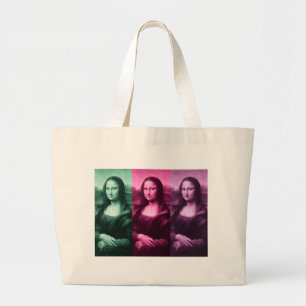 Bolsa Tote Grande Mona Lisa Green Pink Purple