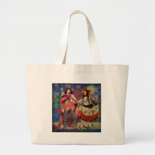 Bolsa Tote Grande Mona Lisa Whimsical