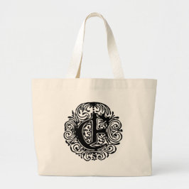 Bolsa Tote Grande Monarquia "E"