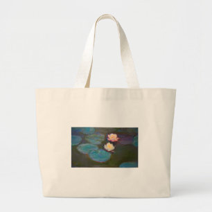 Bolsa Tote Grande Monet Water Lily Lily Pond Waterlily Painting