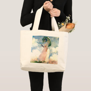 Bolsa Tote Grande Monet Woman com Parasol à esquerda