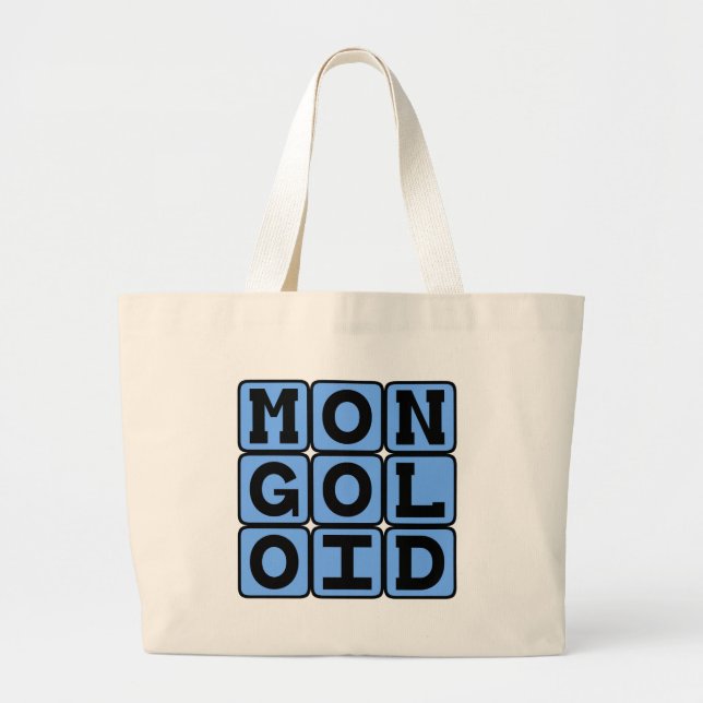 Bolsa Tote Grande Mongolóide, Termo Ofensivo (Frente)