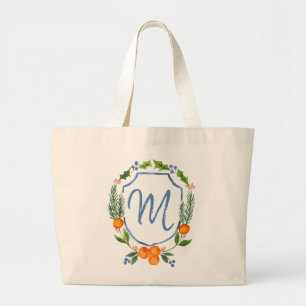 Bolsa Tote Grande Monograma Chinoiserie Citrus Crista