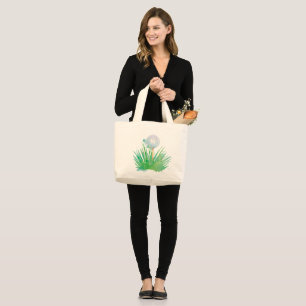 Bolsa Tote Grande Monograma  Esporte moderno  Bola De Golfe Em Aquar