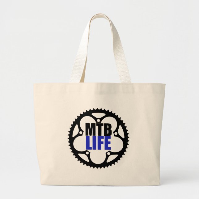 Bolsa Tote Grande Montanha Bike Life (Frente)