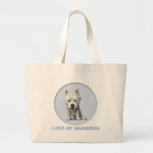 Bolsa Tote Grande Montanhas ocidentais Terrier Granddog