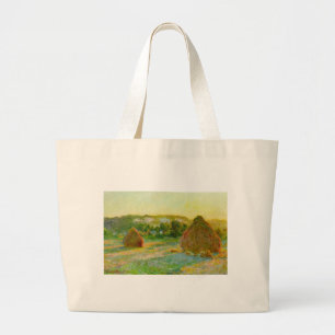 Bolsa Tote Grande Monte de feno de Claude Monet //