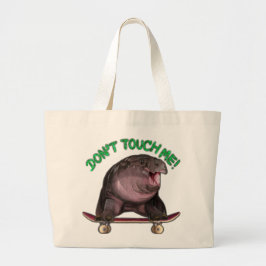 Bolsa Tote Grande Moo Deng Hippo Bag of Love.