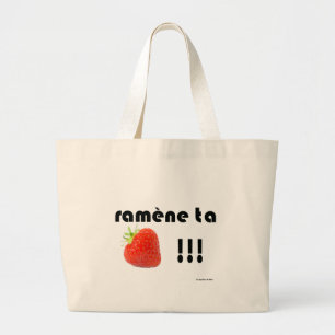 Bolsa Tote Grande morango