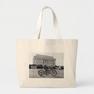 Bolsa Tote Grande Motocicleta - primeira mulher