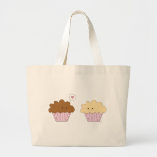 Bolsa Tote Grande Muffin no amor