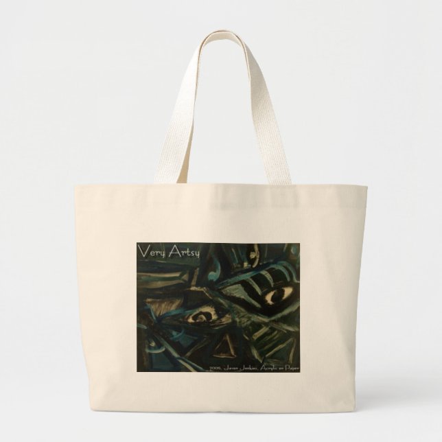 Bolsa Tote Grande Muito Artístico (Frente)
