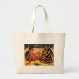 Bolsa Tote Grande Mulheres de Gauguin Polinésia francesa Tahiti