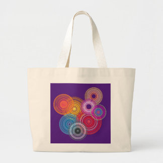 Bolsa Tote Grande Multicolored circles