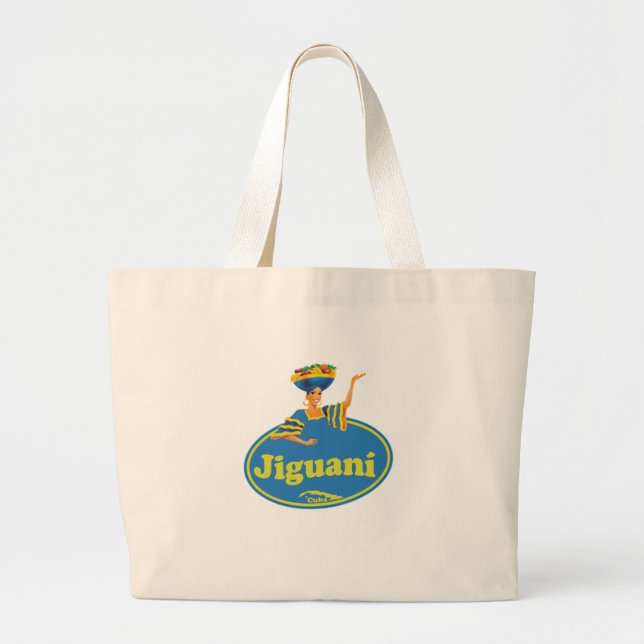 Bolsa Tote Grande Municipio de Jiguaní. (Frente)
