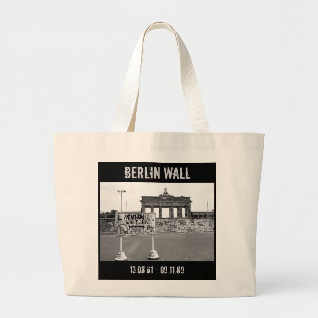 Bolsa Tote Grande Muro de Berlim (Frente)