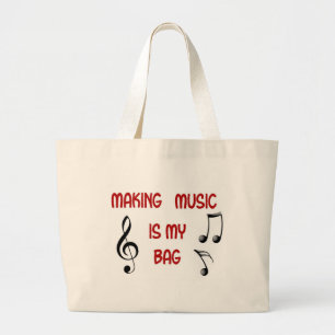 Bolsa Tote Grande Music Lovers Tote Bag