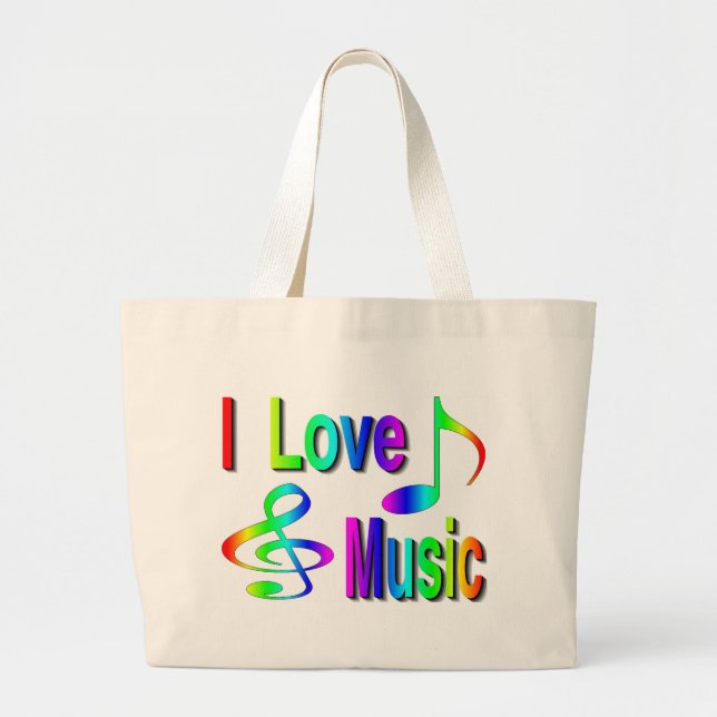Bolsa Tote Grande Música (Frente)