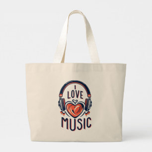 Bolsa Tote Grande música