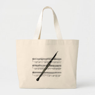 Bolsa Tote Grande Musical 01 B de Oboe