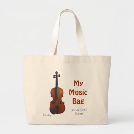 Bolsa Tote Grande My Music Bag (personalizar)