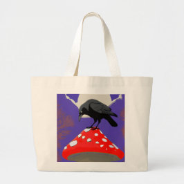 Bolsa Tote Grande 🖤 Mystical Raven Jumbo Tote Bag
