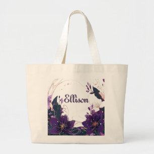 Bolsa Tote Grande Mystical Violet Bloom