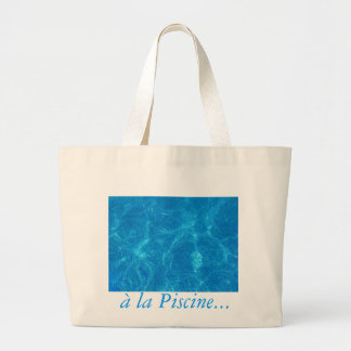 Bolsa Tote Grande na piscina…