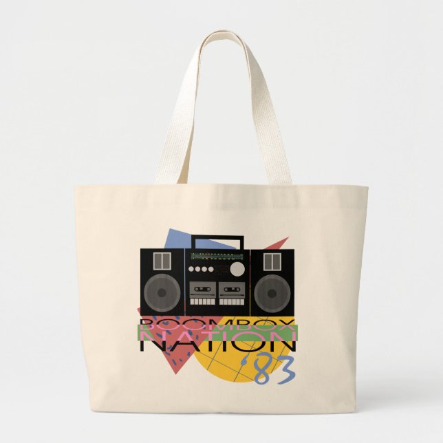 Bolsa Tote Grande Nação Boombox 83 (Frente)