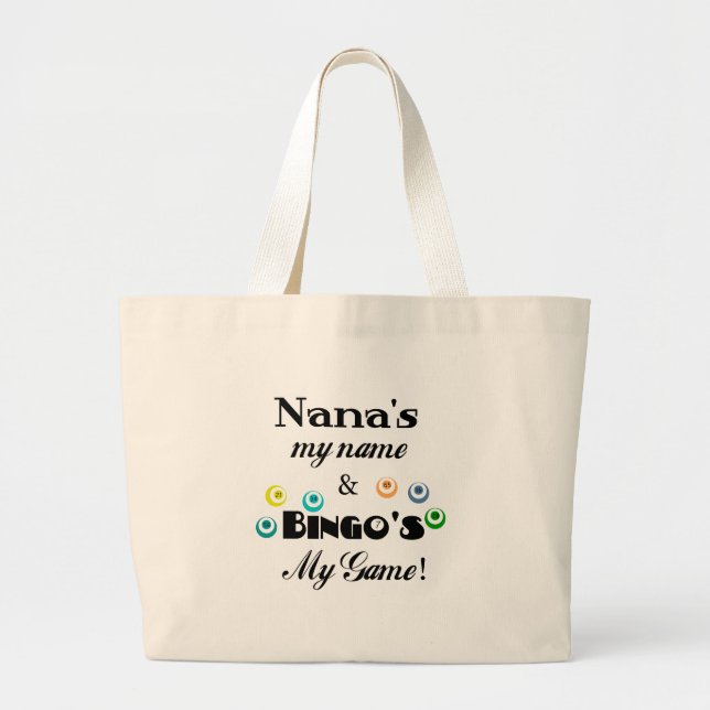 Bolsa Tote Grande Nana e Bingo (Frente)