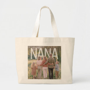 Bolsa Tote Grande Nana PhotoPop Personalizada