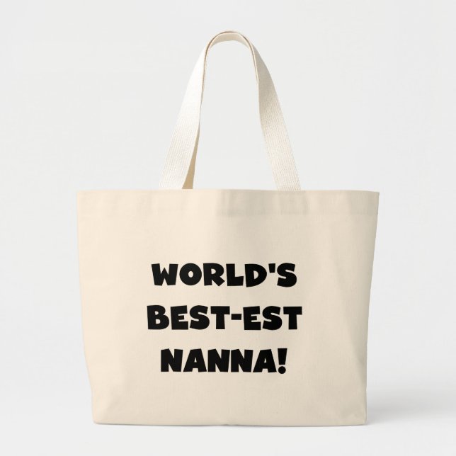 Bolsa Tote Grande Nanna T-shirts e presentes (Frente)