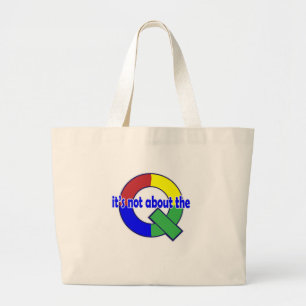 Bolsa Tote Grande Não é sobre o Q