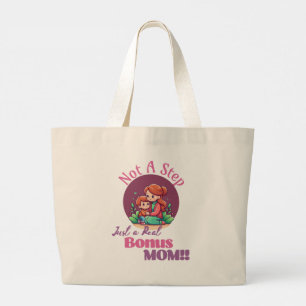 Bolsa Tote Grande Não é um passo só um presente de Dia de as mães da