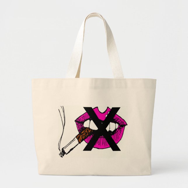 BOLSA TOTE GRANDE NÃO FUMAR (Frente)