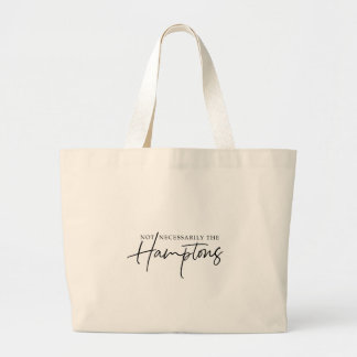Bolsa Tote Grande Não Necessariamente Os Hamptons "Tudo Bolsa"