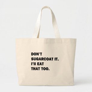 Bolsa Tote Grande Não sugue isso.