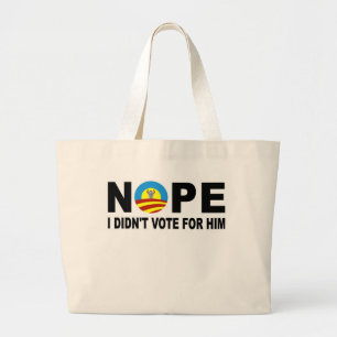 BOLSA TOTE GRANDE NÃO VOTEI POR ELE