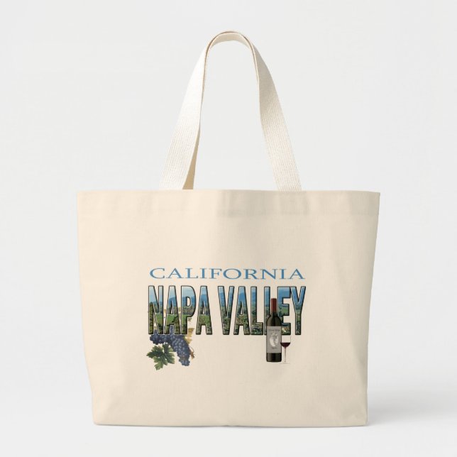Bolsa Tote Grande Napa Valley, CA (Frente)