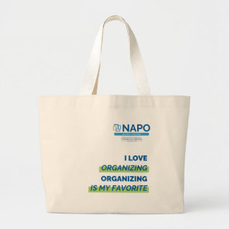 Bolsa Tote Grande NAPO Austin - Eu adoro organizar Tote Bag