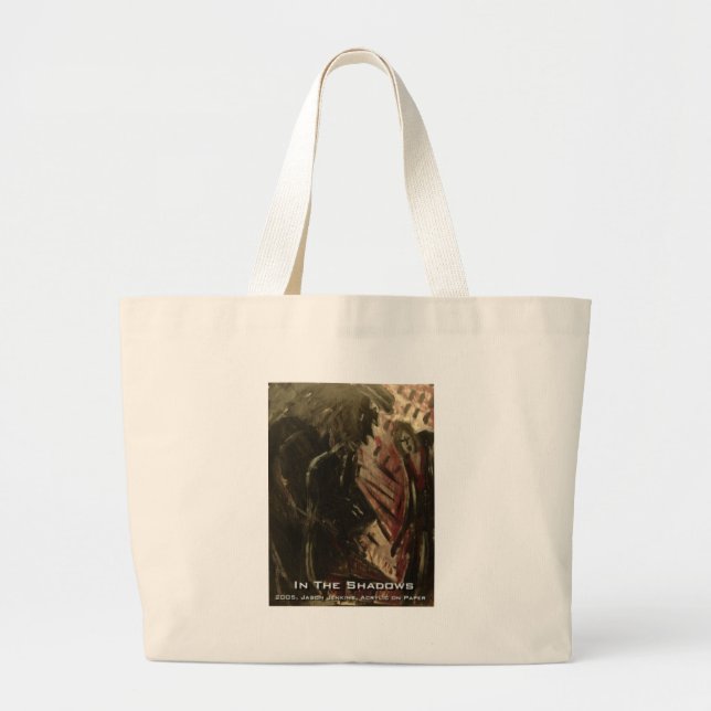 Bolsa Tote Grande nas sombras (Frente)
