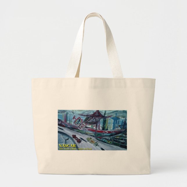 Bolsa Tote Grande nascar (Frente)