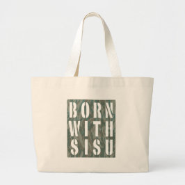 Bolsa Tote Grande Nascido com Sisu Camo 3
